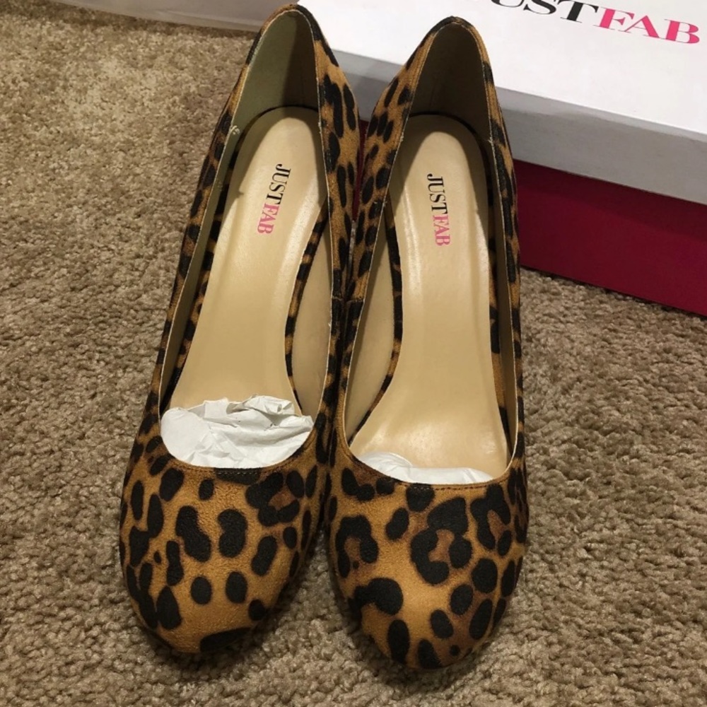 Lavinie Leopard Print Heels